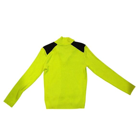 Ralph Lauren Active Bright Green Quarter Zip Large - Picture 3 of 3